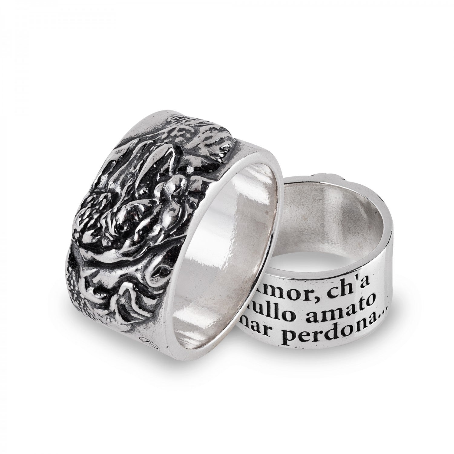 Anello Donna Gerardo Sacco "Amor ch'a nullo amato" - 50267 - Gioielleria De Patto