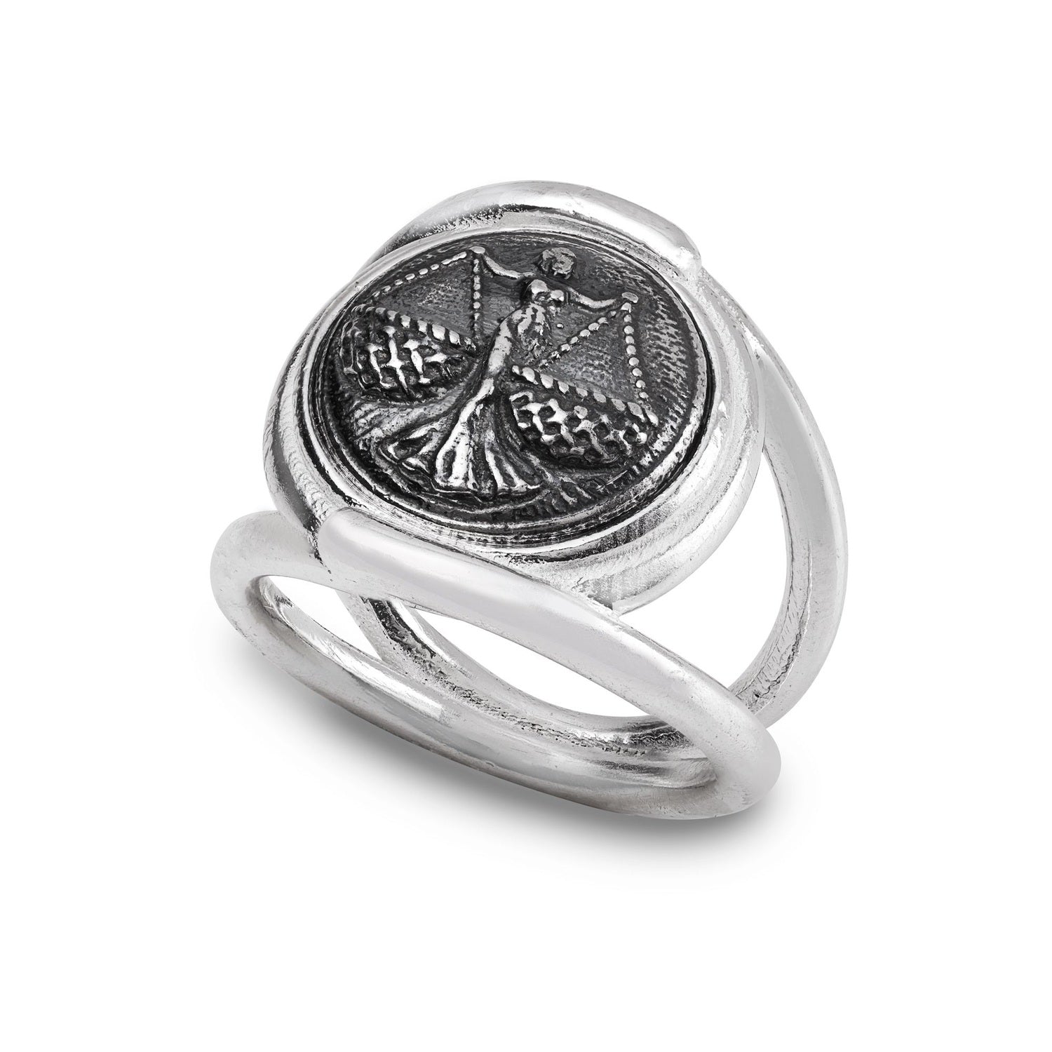 Anello Donna Gerardo Sacco Linea Segni Zodiacali "Bilancia" - 30007 - Gioielleria De Patto