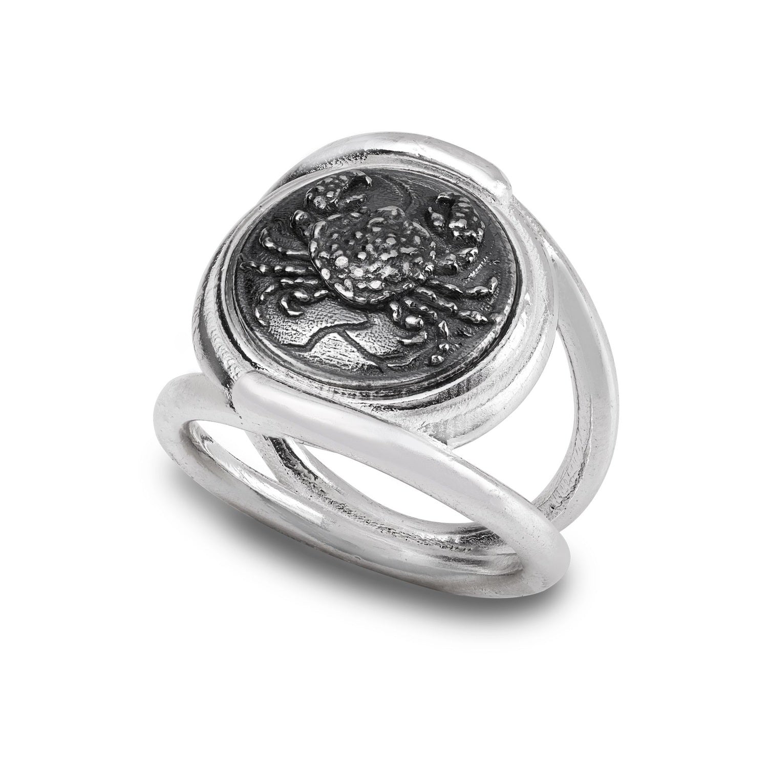 Anello Donna Gerardo Sacco Linea Segni Zodiacali "Cancro" - 30004 - Gioielleria De Patto