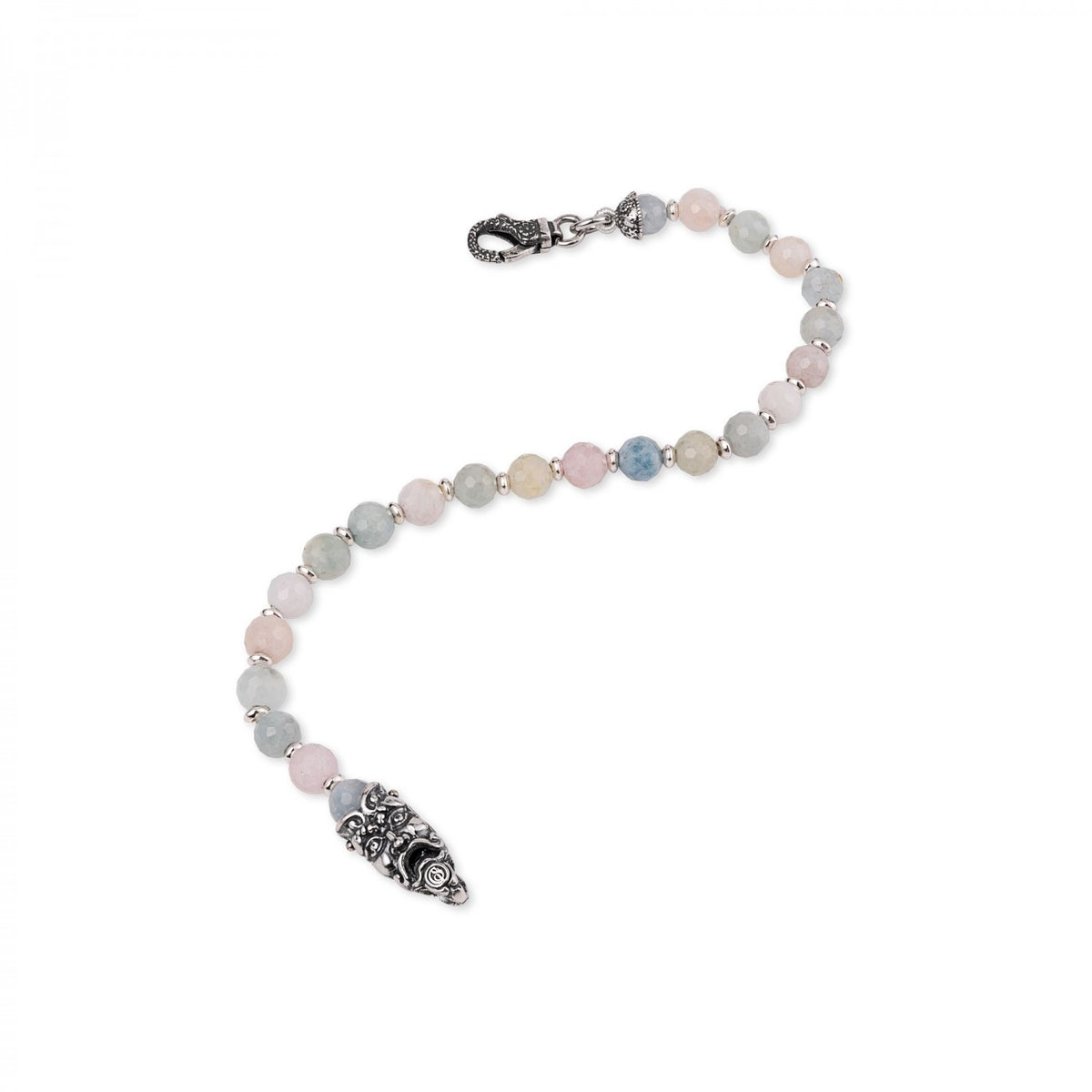 Bracciale Donna Gerardo Sacco con Maschera e Moschettone - 28034 - Gioielleria De Patto