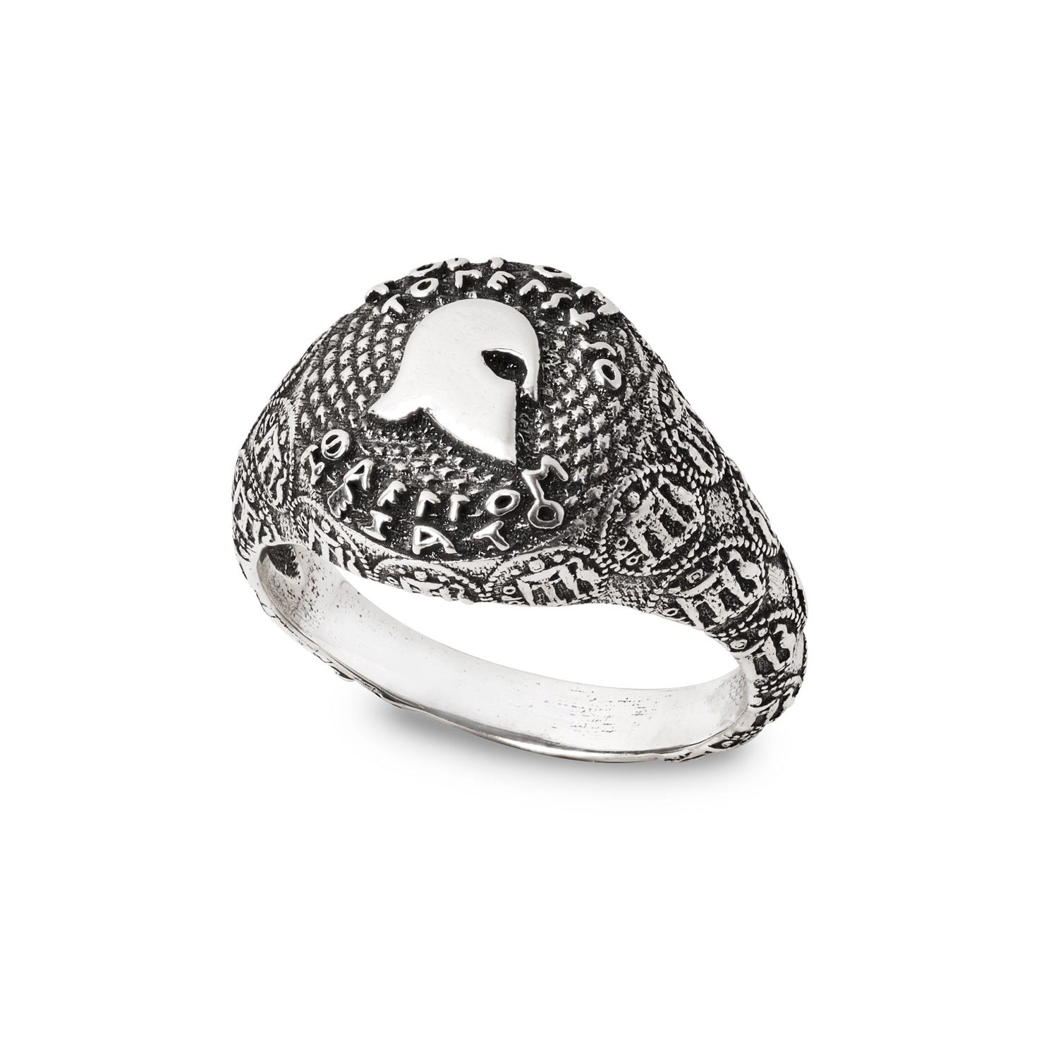 Anello Uomo Gerardo Sacco "Phayllos" con Elmo - 27871 - Gioielleria De Patto