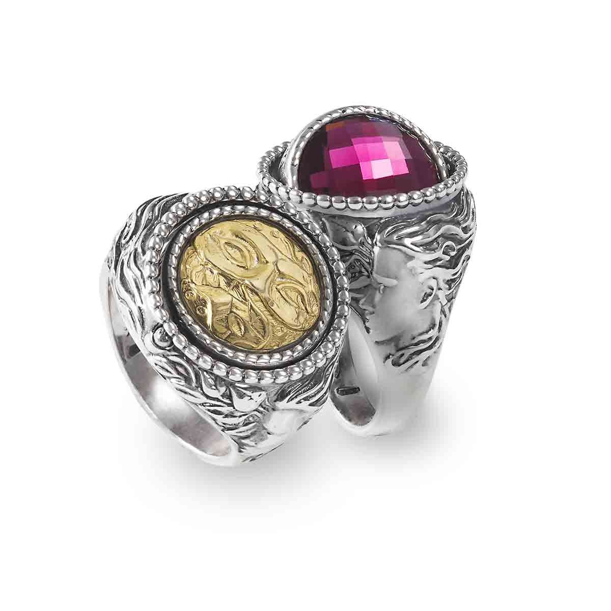 Anello Donna Gerardo Sacco Mesi Reverse Febbraio - 27687 - Gioielleria De Patto