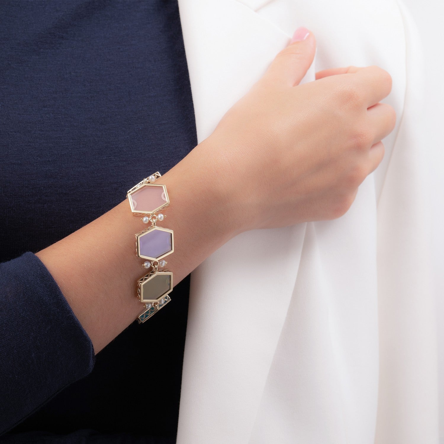 Bracciale Donna Gearado Sacco "Mattonelle" - 14421A - Gioielleria De Patto
