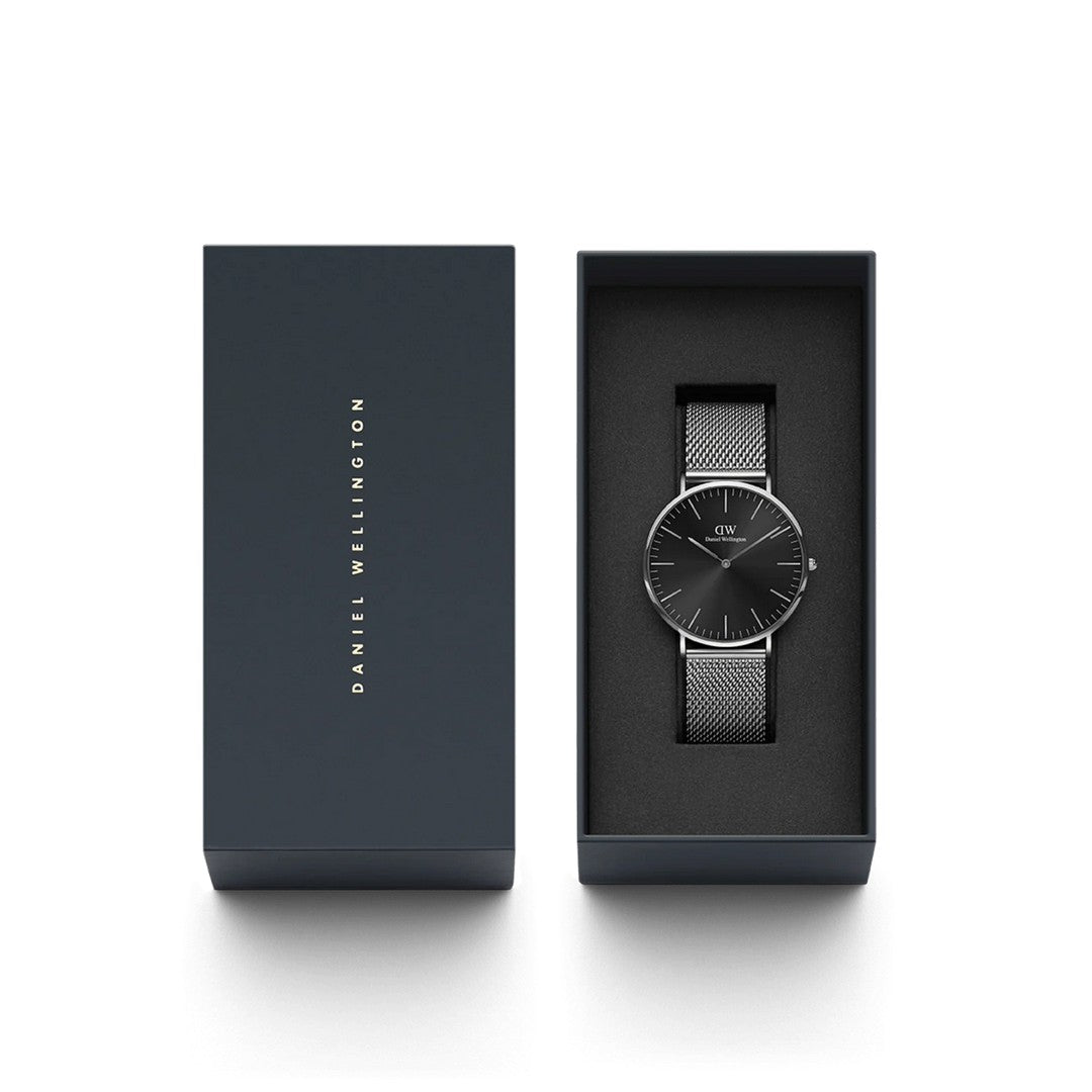 Orologio Uomo Daniel Wellington Mesh Onyx - DW00100629 - Gioielleria De Patto