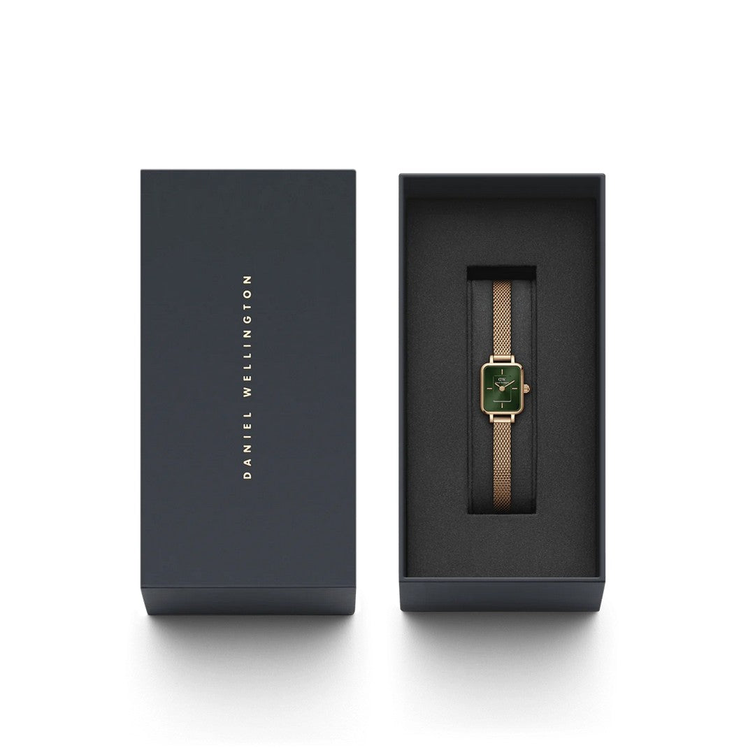 Orologio Donna Daniel Wellington Quadro Mini Melrose Emerald - DW00100648 - Gioielleria De Patto