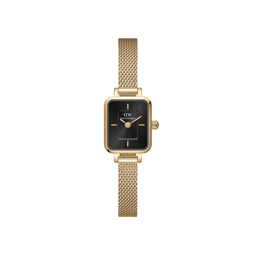 Orologio Donna Daniel Wellington Quadro Mini Evergold Onyx - DW00100652