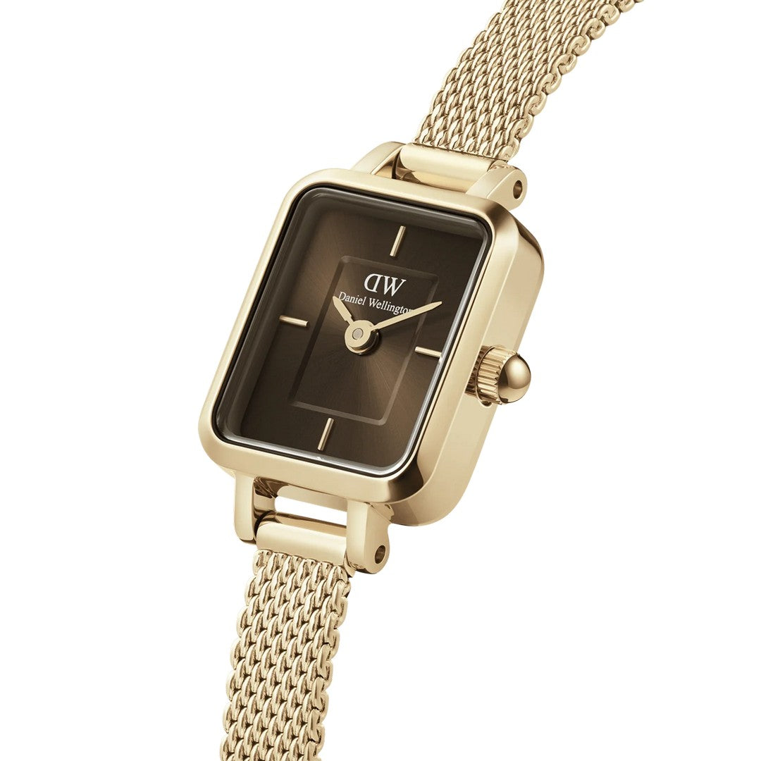 Orologio Donna Daniel Wellington Quadro Mini Evergold Amber - DW00100654