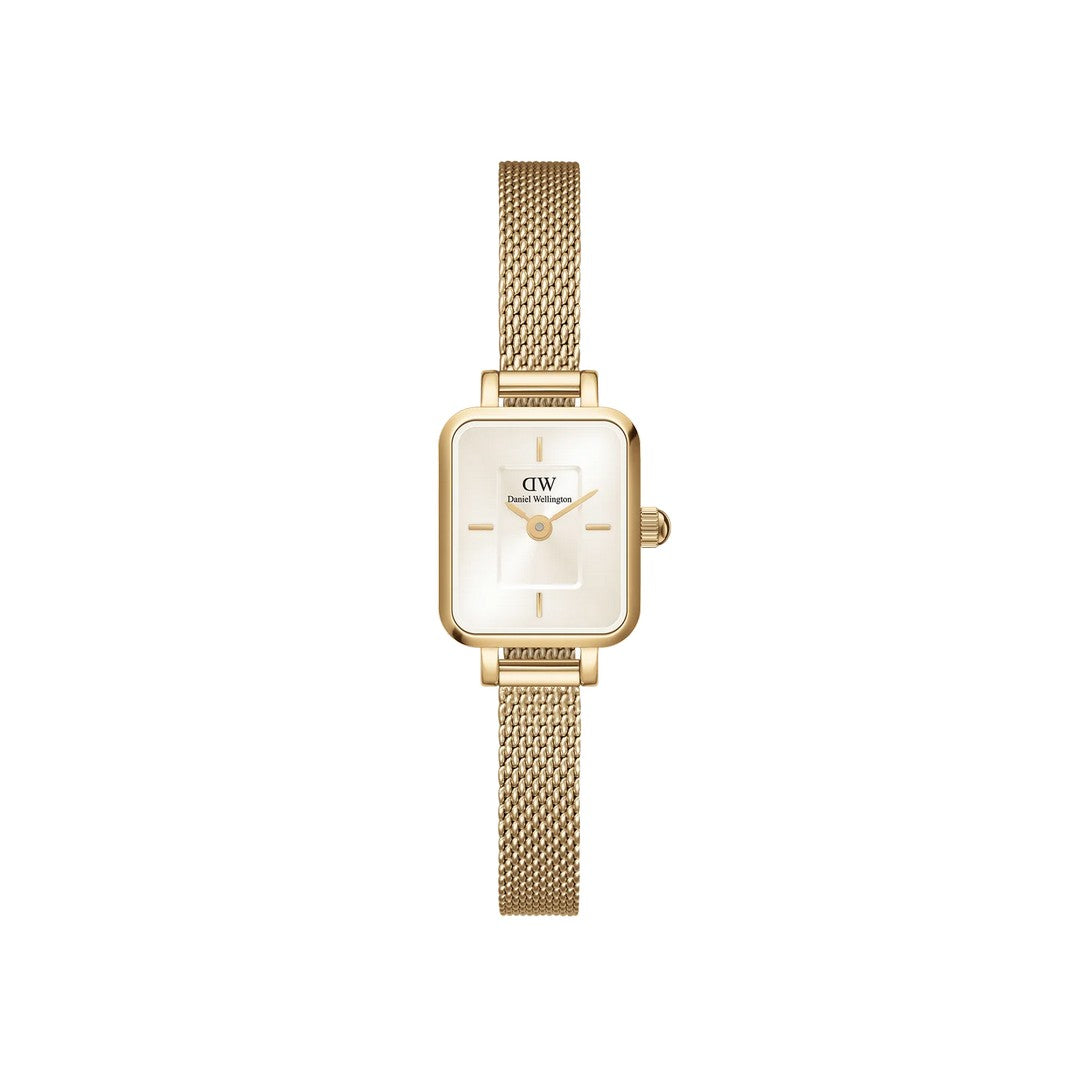 Orologio Donna Daniel Wellington Quadro Mini Evergold Champagne - DW00100656 - Gioielleria De Patto