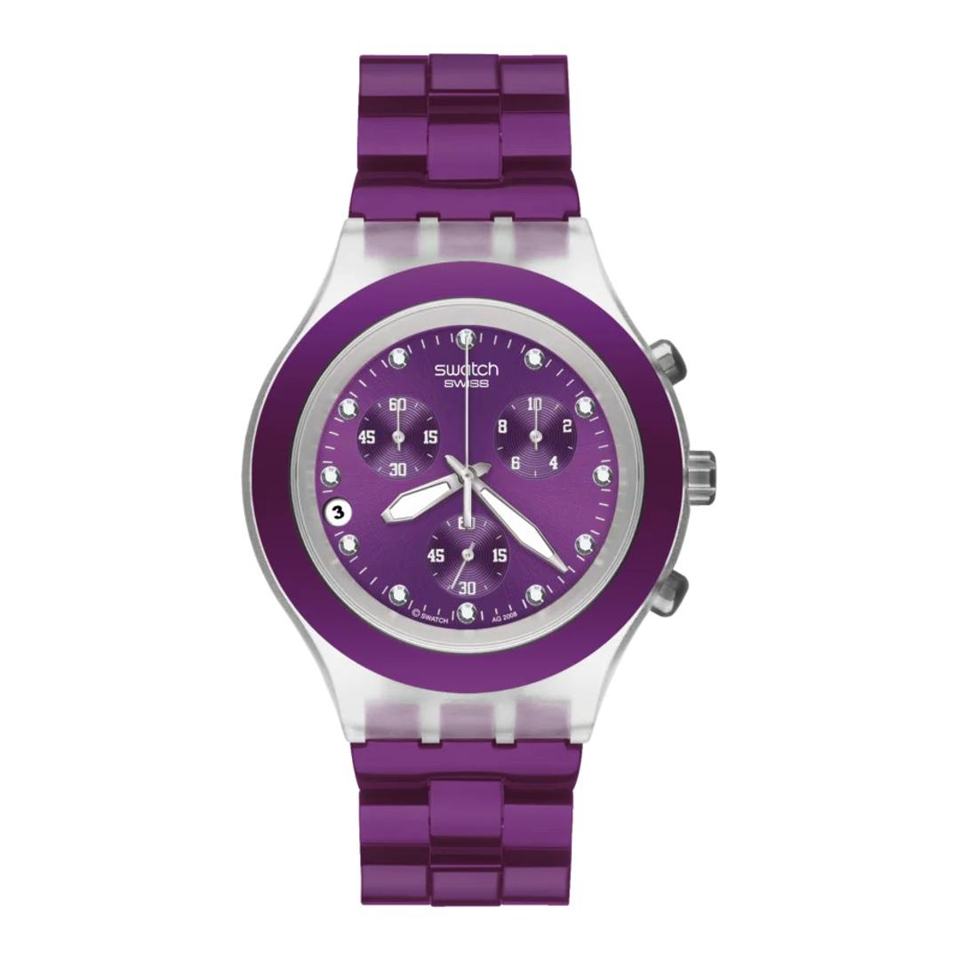 Orologio Unisex Swatch Full Blooded Blueberry - SVCK4048AG - Gioielleria De Patto