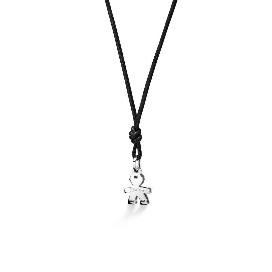 Ciondolo Bimbo leBebè I Mini Oro Bianco - LBB045-N - Gioielleria De Patto