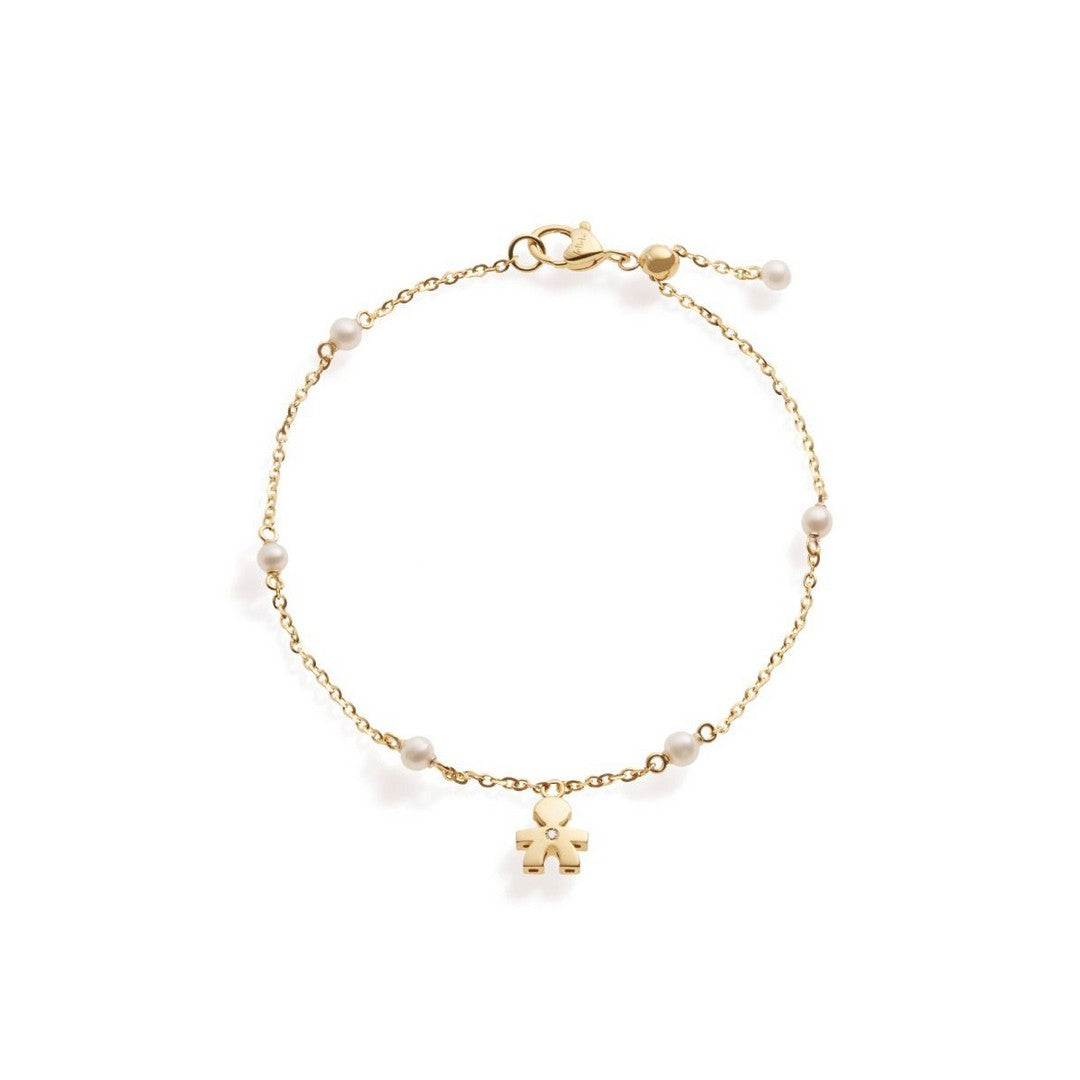 Bracciale Donna leBebè Le Perle Bimbo Oro Giallo 9 kt - LBB832 - Gioielleria De Patto