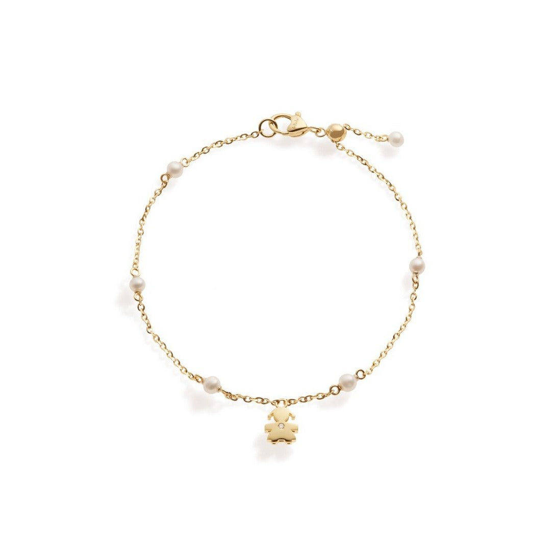 Bracciale Donna leBebè Le Perle Bimba Oro Giallo 9 kt - LBB833 - Gioielleria De Patto