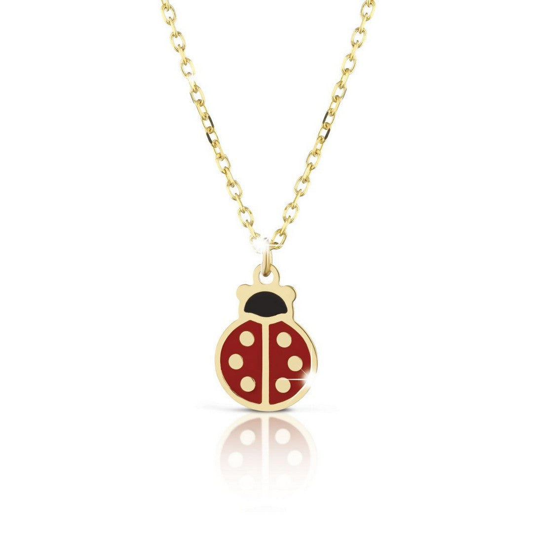 Fortuna Collana Oro Giallo Coccinella