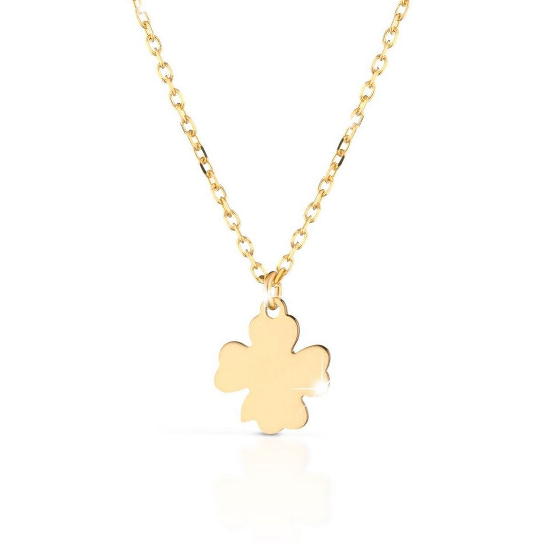 Collana Donna LeBebè Fortuna con quadrifoglio in oro giallo - PMG027