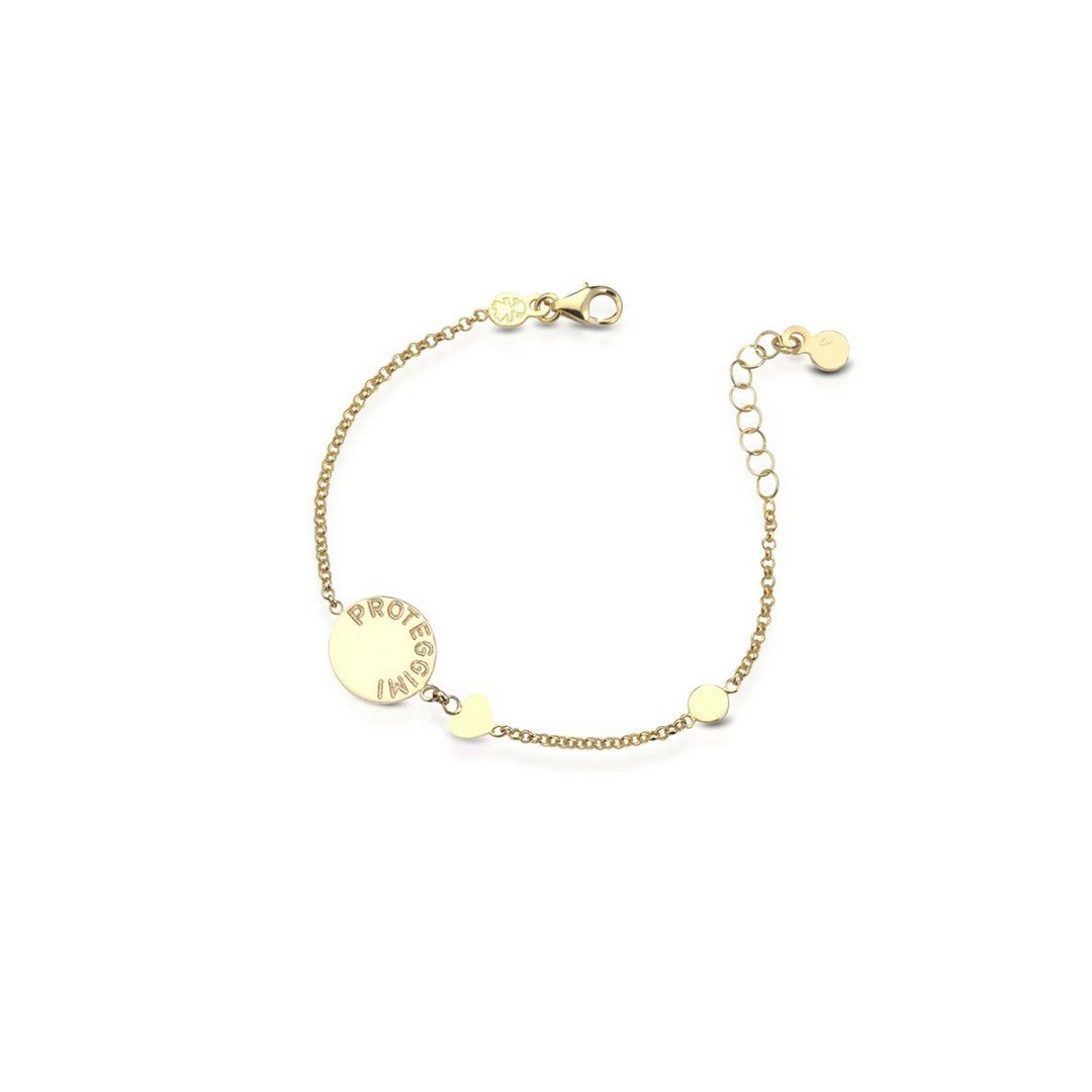 Bracciale LeBebè Proteggimi con Madonnina in oro giallo - PMG085