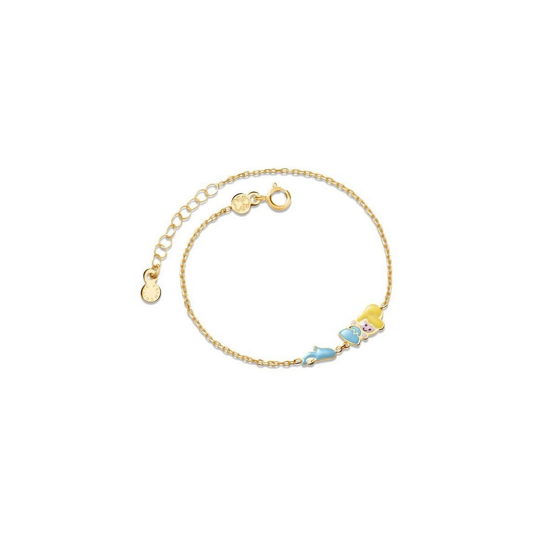 Bracciale Donna LeBebè Fiabe ispirato a Cenerentola in oro giallo - PMG090