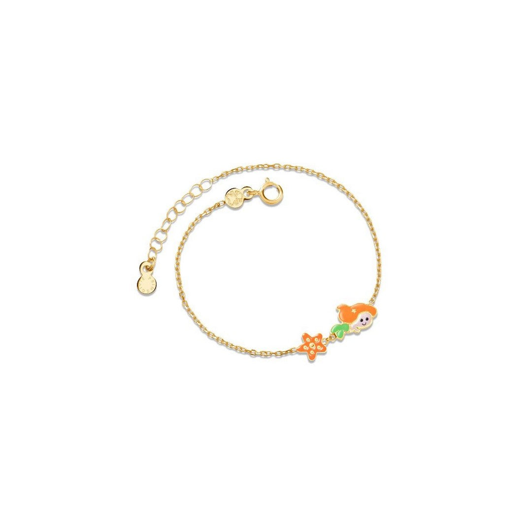 Bracciale Donna Fiabe Oro Giallo Sirenetta - PMG091 - Gioielleria De Patto