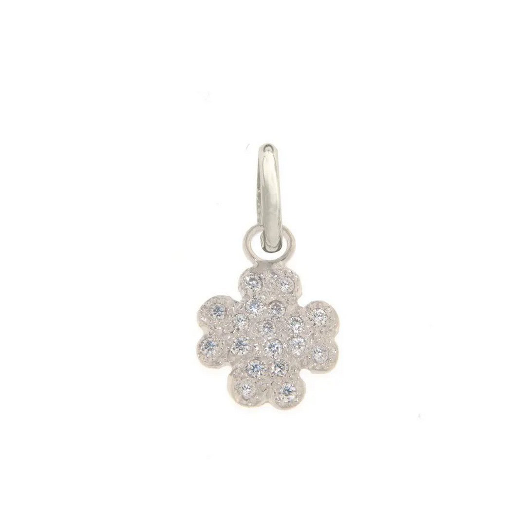 Alisei Pendente Donna Quadrifoglio Piccolo Bianco - P75 - Gioielleria De Patto