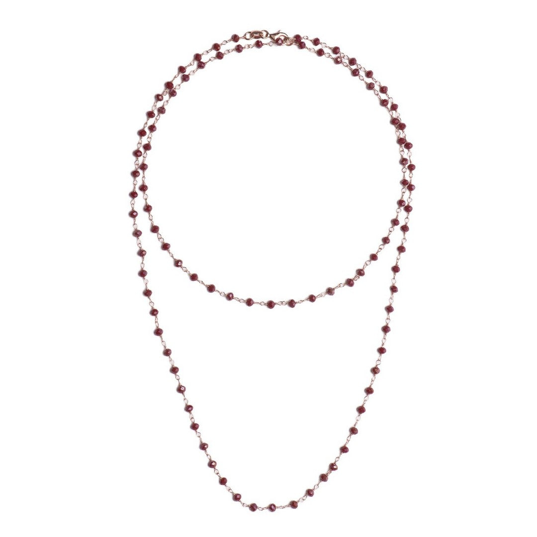 Alisei Collana Donna Rosario Bordeaux Cangian - C56 - Gioielleria De Patto