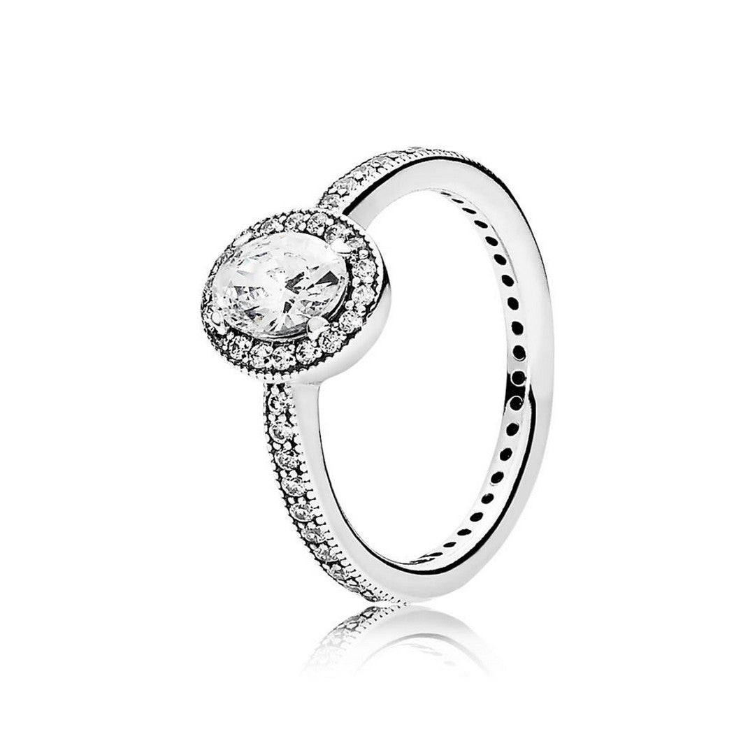 Anello Donna Pandora Solitario Ovale - 191017CZ - Gioielleria De Patto