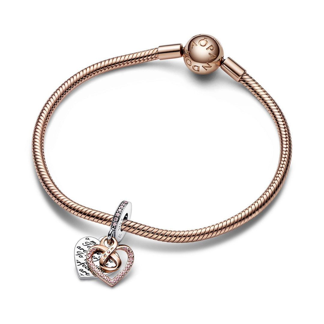 Pendente Donna Pandora Cuore Infinito Mamma Sei Perfetta - 782641C01 - Gioielleria De Patto