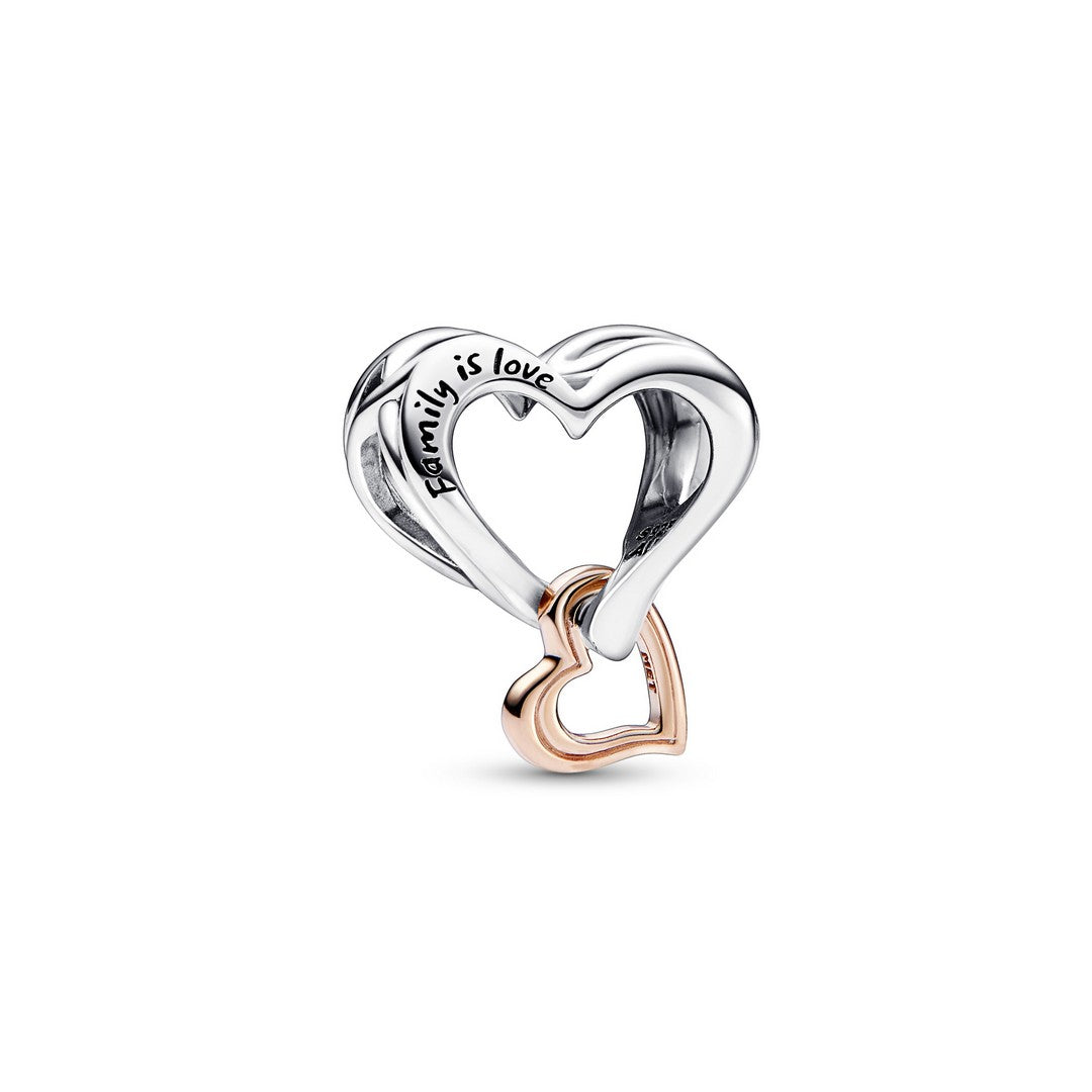 Charm Donna Pandora Openwork Cuore Infinito "Familiy is Love" - 782642C00 - Gioielleria De Patto
