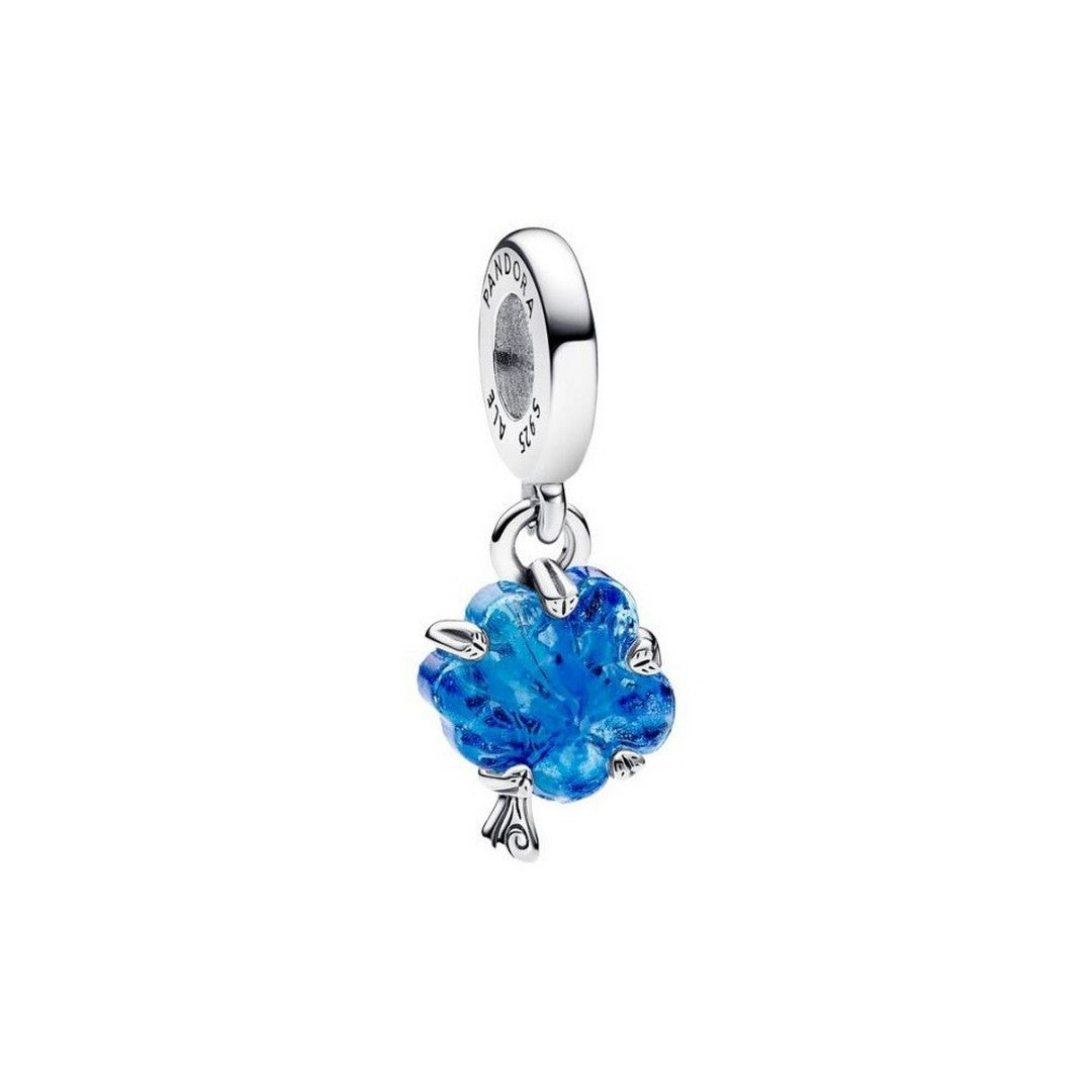 Charm Donna Pandora Albero della Vita Vetro di Murano Blu - 792614C01 - Gioielleria De Patto