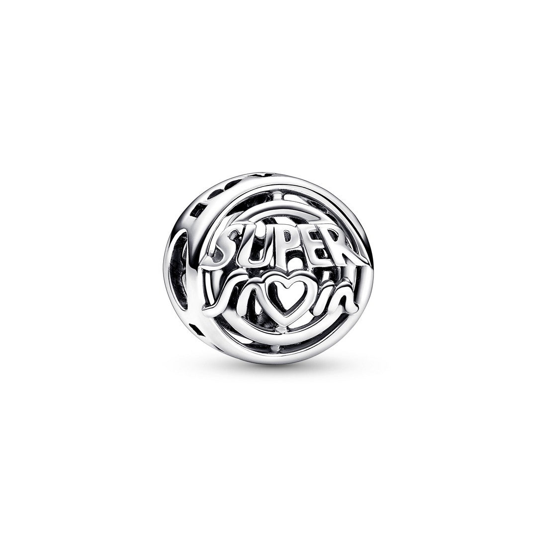 Charm Donna Pandora Openwork "Super Mom" - 792644C00 - Gioielleria De Patto