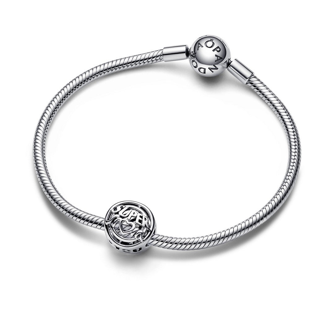 Charm Donna Pandora Openwork "Super Mom" - 792644C00 - Gioielleria De Patto