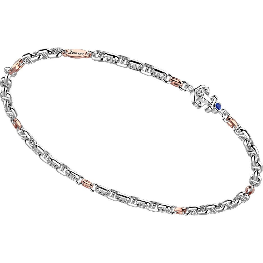 Zancan Bracciale Uomo con Ancora - EB899BR-ZB - Gioielleria De Patto