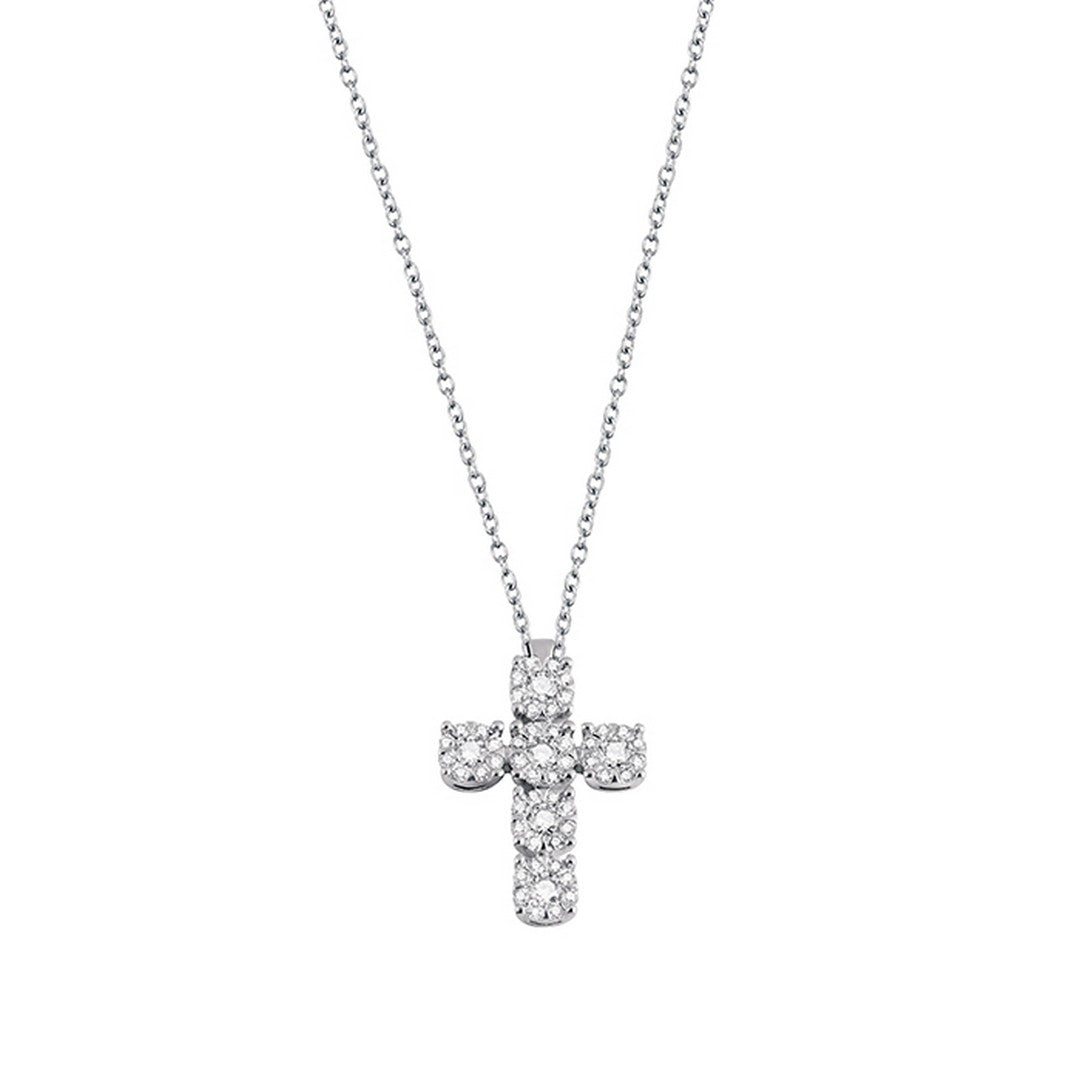 Collana Donna Salvini con Croce di Diamanti Daphne - 20058978 - Gioielleria De Patto