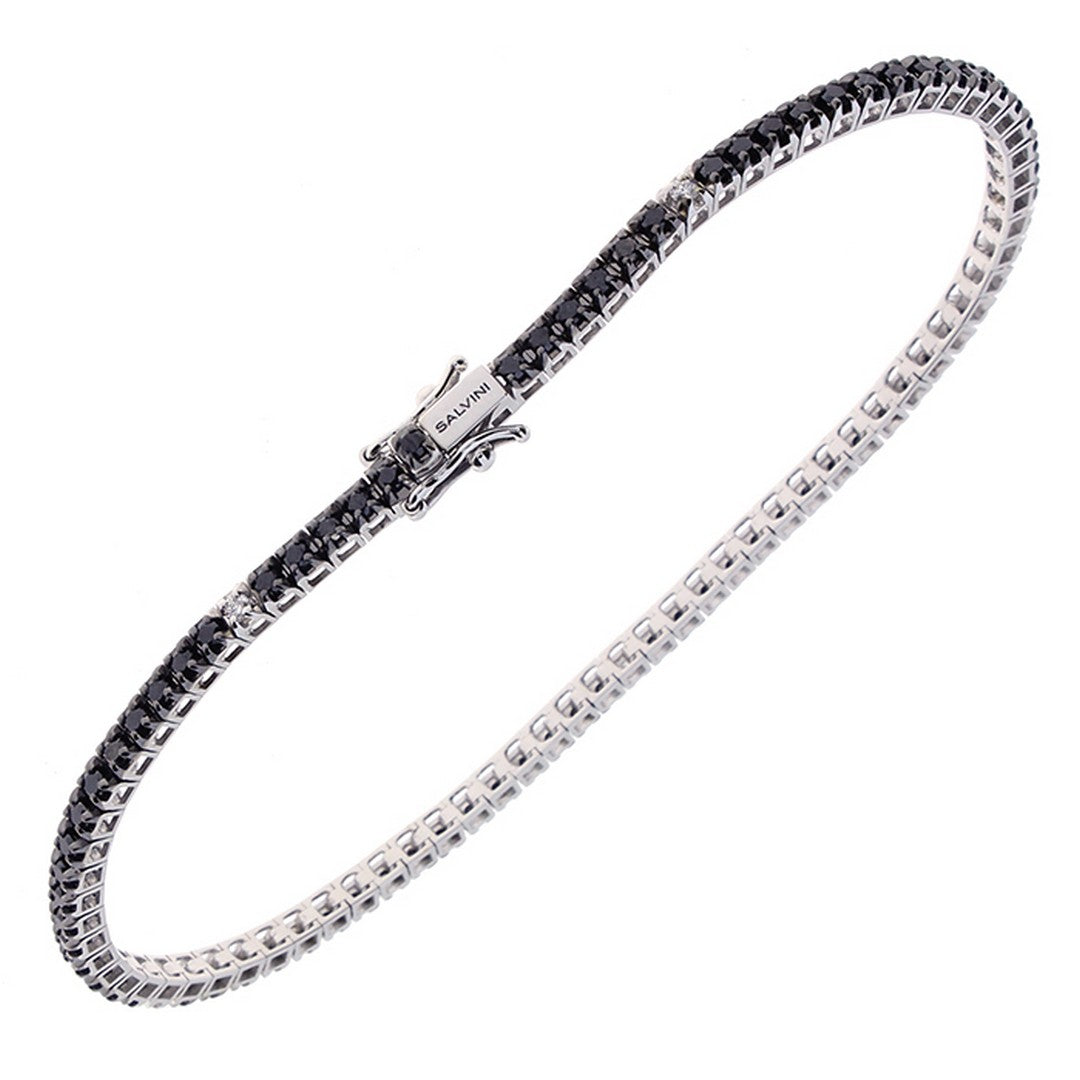 Bracciale Unisex Salvini Tennis Black - 20081900 - Gioielleria De Patto
