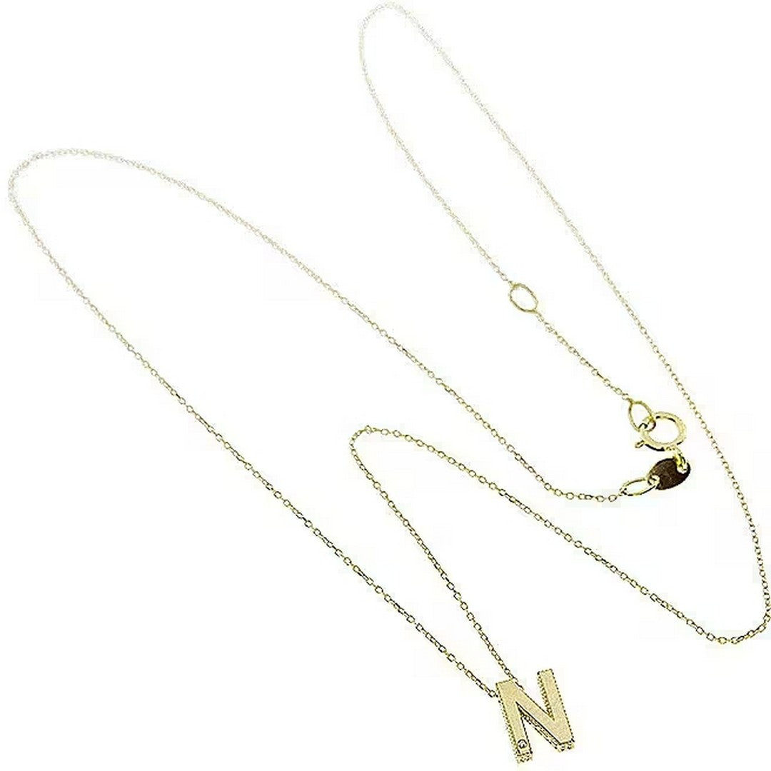 Bliss Collana Donna Lettera N - 20090400 - Gioielleria De Patto