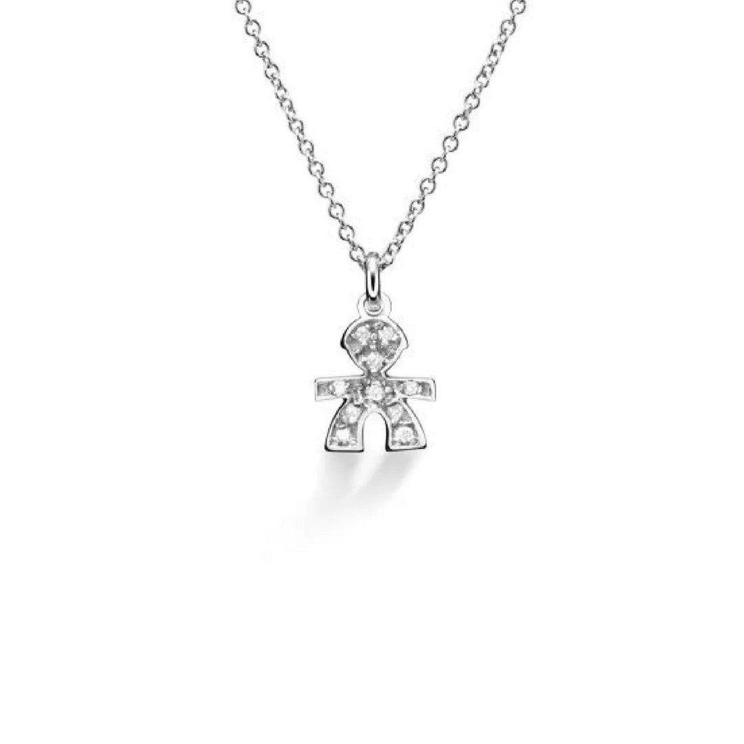 Collana Donna Maschietto leBebè con Diamanti - LBB335 - Gioielleria De Patto