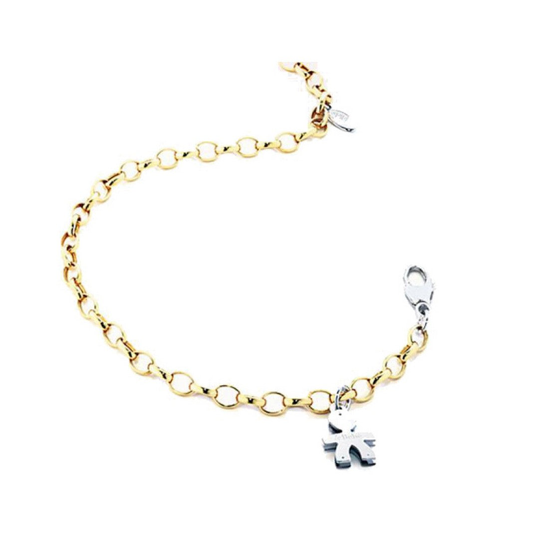 Bracciale Donna leBebè Oro Giallo con Bimbo - LBB074 - Gioielleria De Patto