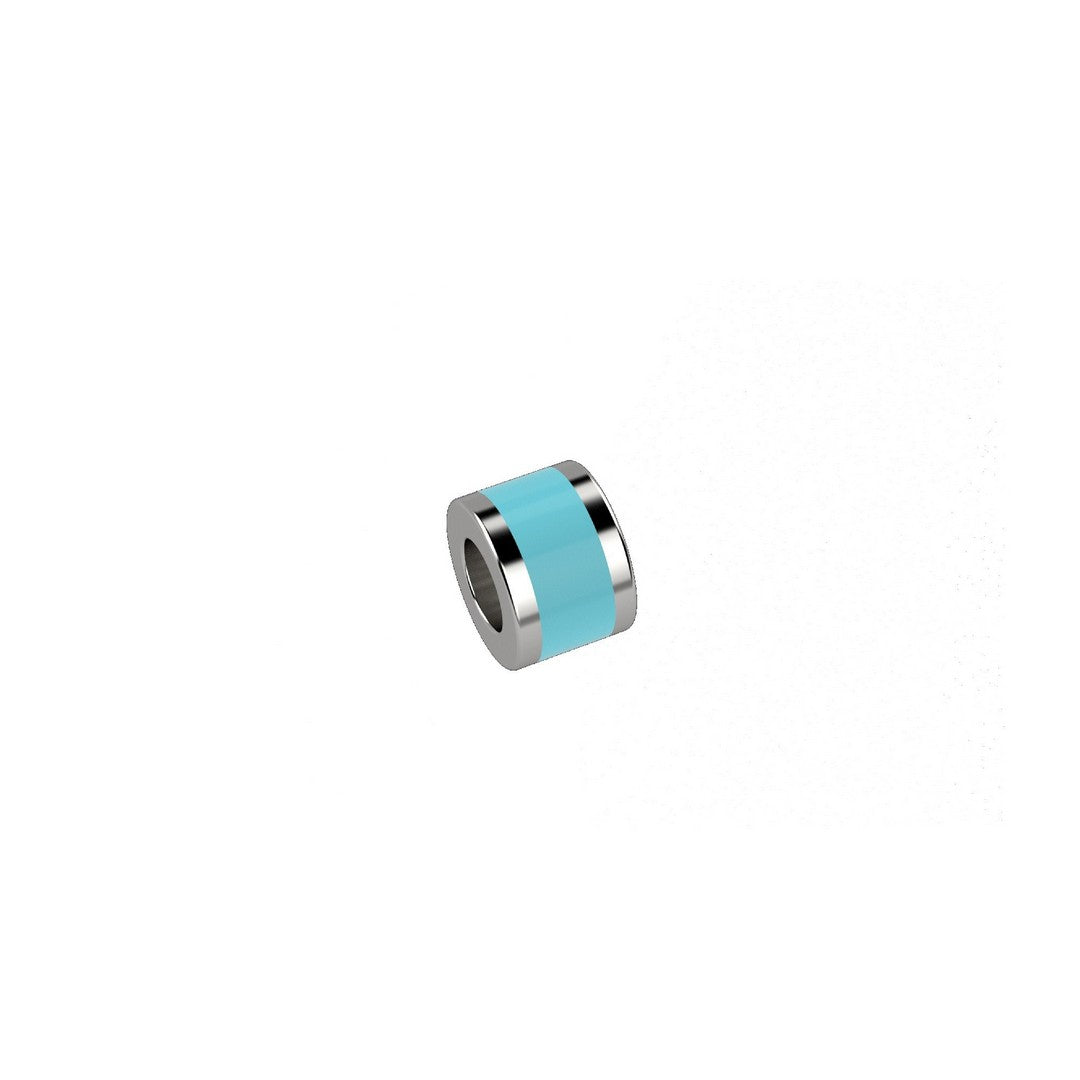 Charm Donna Nanan Rondella Azzurra Ag 925 - NAN0028 - Gioielleria De Patto