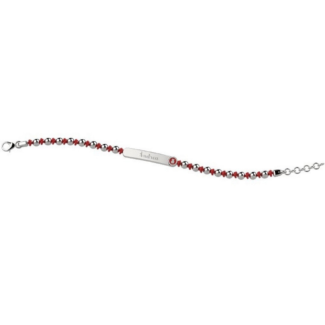 Bracciale Donna Nanan Bolas Targhetta Ag 925 - NAN0116 - Gioielleria De Patto