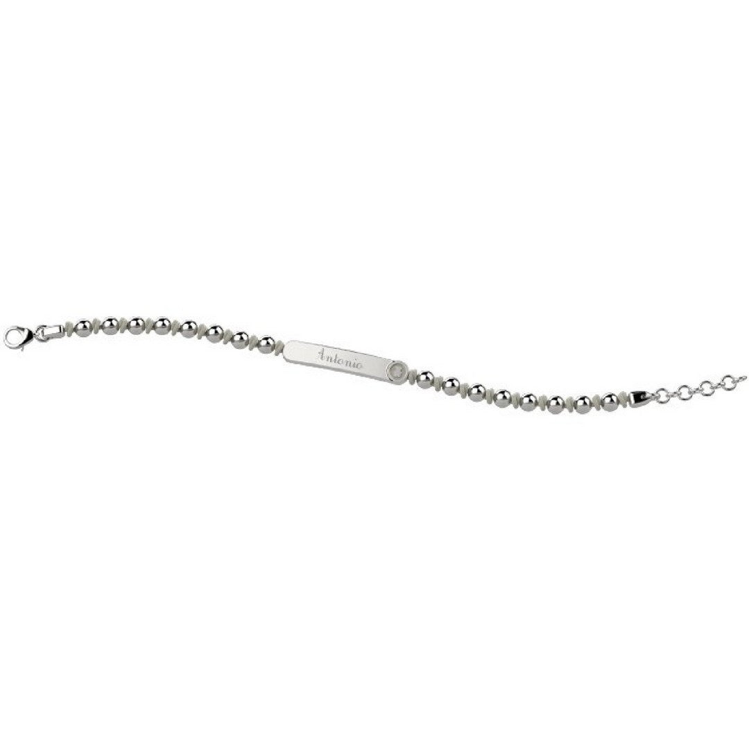 Bracciale Donna Nanan Bolas Targhetta Ag 925 - NAN0117 - Gioielleria De Patto