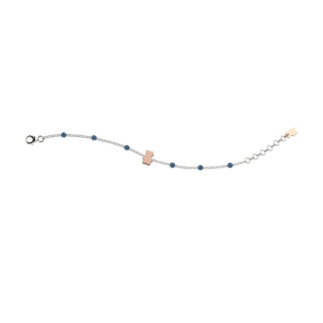 Bracciale Donna Nanan Orso Azzurro Ag 925 - NAN0189 - Gioielleria De Patto