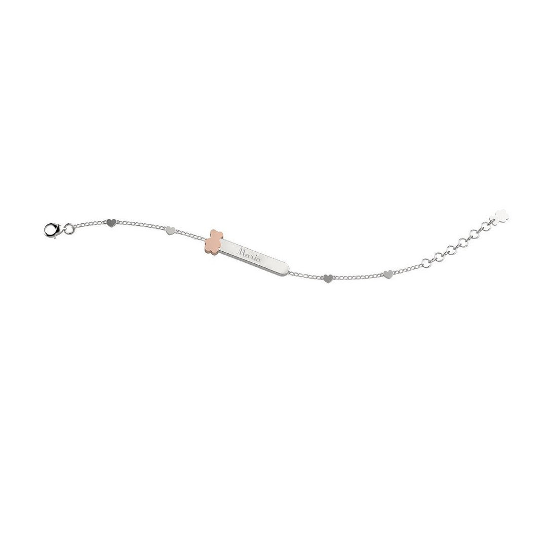 Bracciale Donna Nanan Targhetta Cuori Ag 925 - NAN0195 - Gioielleria De Patto