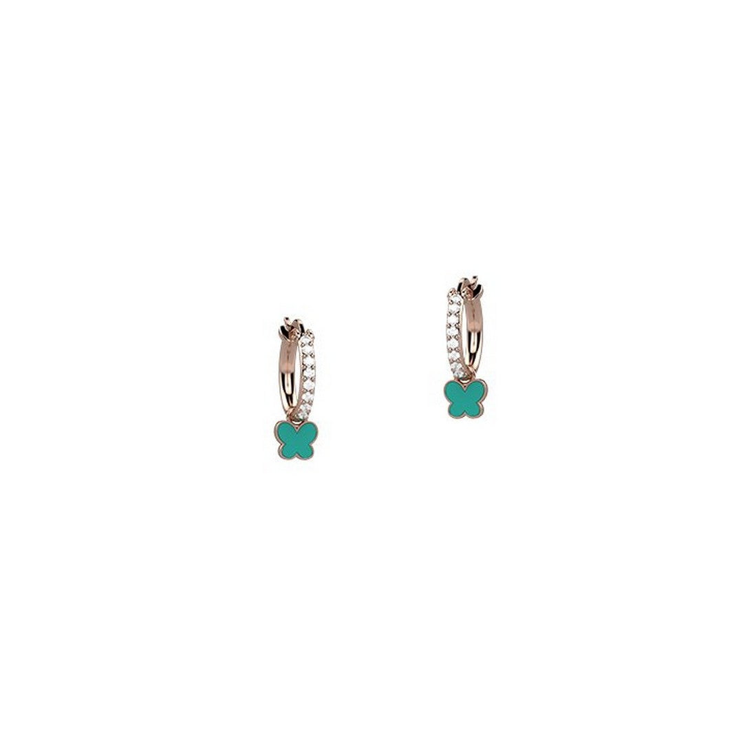 Orecchini Bambini Nanan Cerchio Zirconi Ag 925 - NAN0359 - Gioielleria De Patto