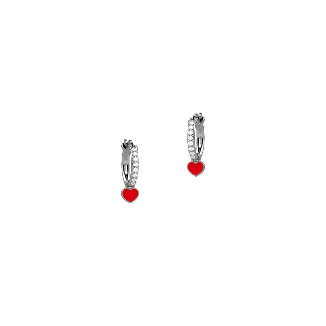 Orecchini Bambini Nanan Cerchio Zirconi Ag 925 - NAN0370 - Gioielleria De Patto