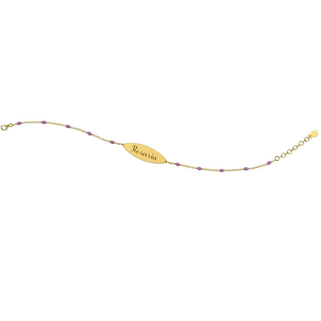 Bracciale Donna Nanan Targ. Bimbo Oro 9Kt - NGLD0002 - Gioielleria De Patto
