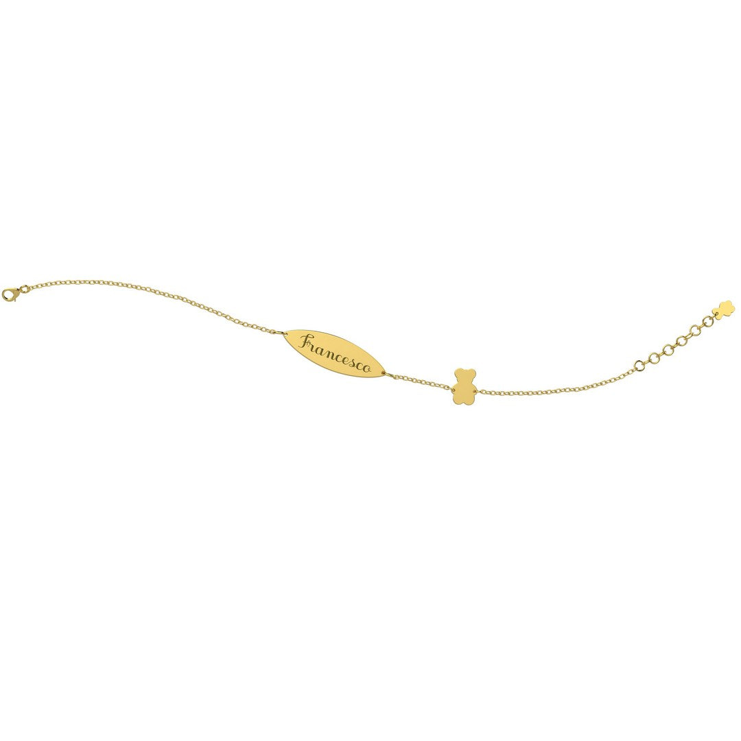 Bracciale Donna Nanan Targ. Bimbo Oro 9Kt - NGLD0004 - Gioielleria De Patto
