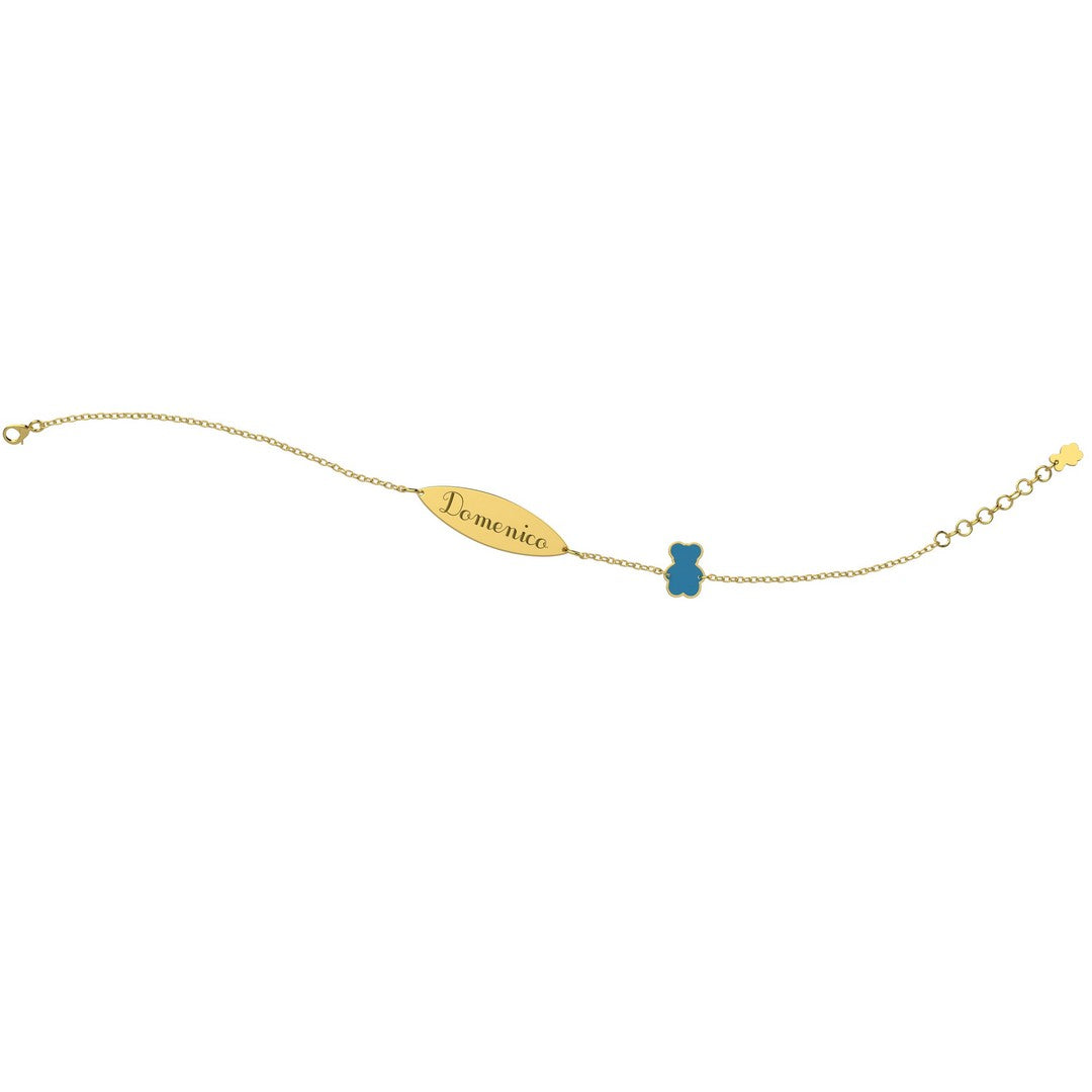 Bracciale Donna Nanan Targ. Bimbo Oro 9Kt - NGLD0006 - Gioielleria De Patto