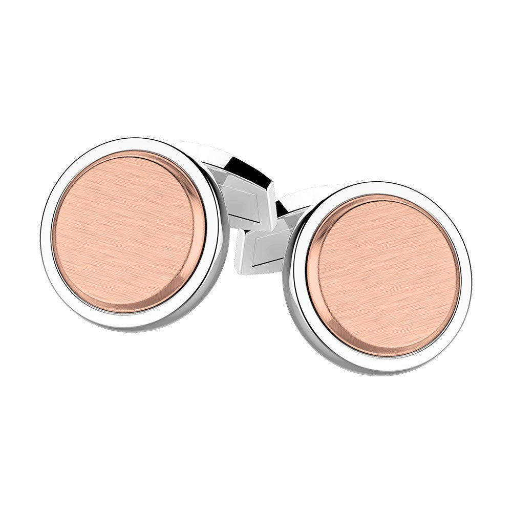 Zancan Gemelli Uomo in argento 925 e oro rosa - EXG069R - Gioielleria De Patto