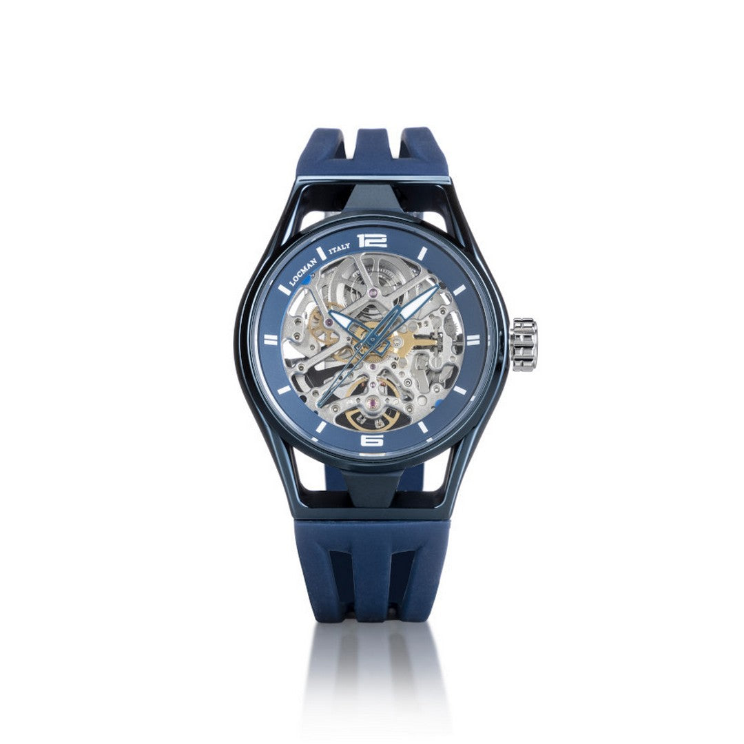 Orologio Uomo Locman Montecristo Skeleton - 0538B02S-BLBLSKSB - Gioielleria De Patto