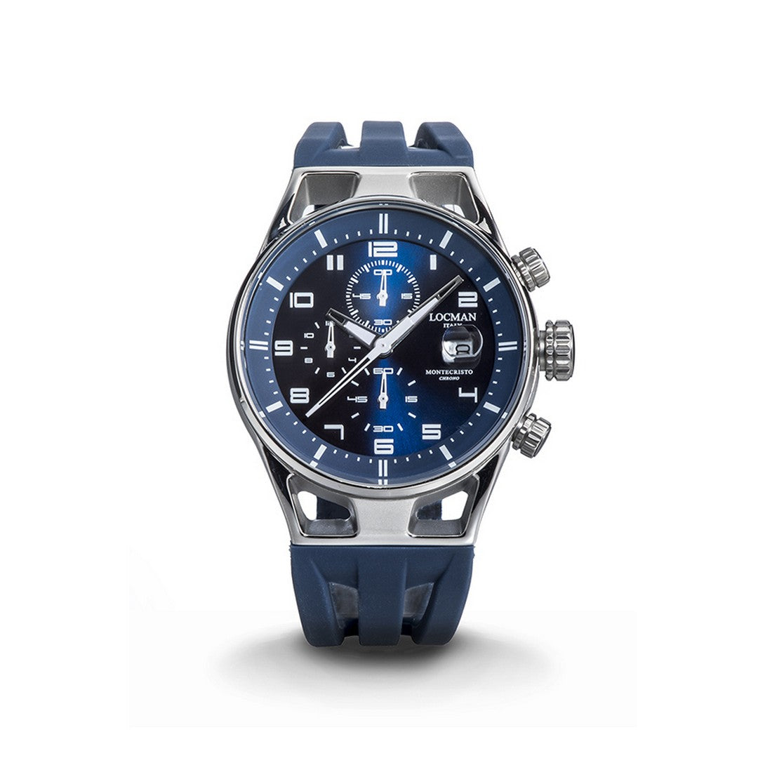 Orologio Cronografo Uomo Locman Montecristo - 0542A02S-00BLWHSB - Gioielleria De Patto
