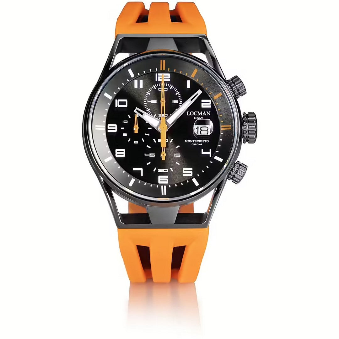 Locman Orologio Uomo Montecristo acciaio e titanio - 0542K01S-BKBKORSO - Gioielleria De Patto