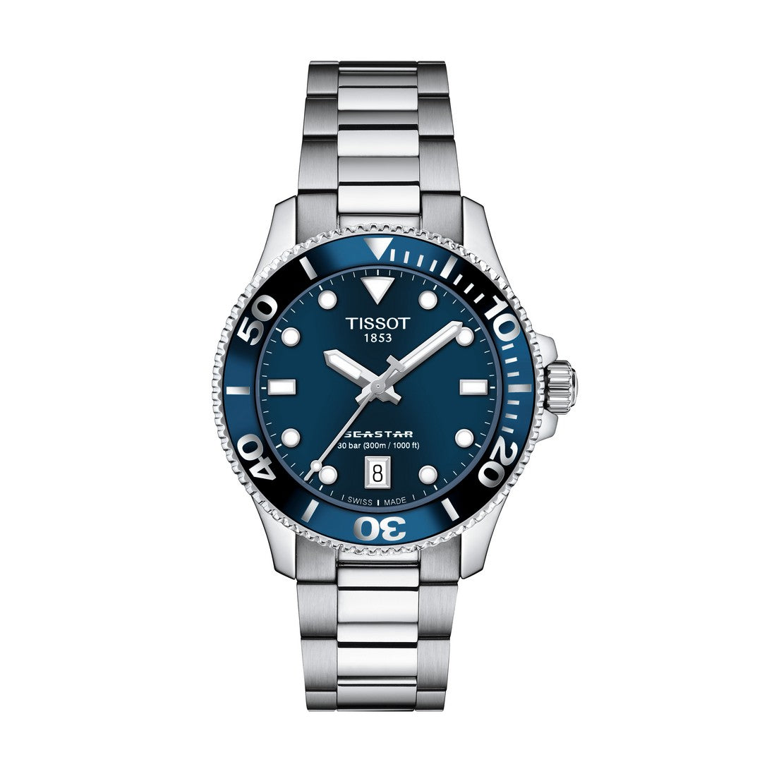 Tissot Orologio Unisex Seastar 1000 36mm, T1202101104100